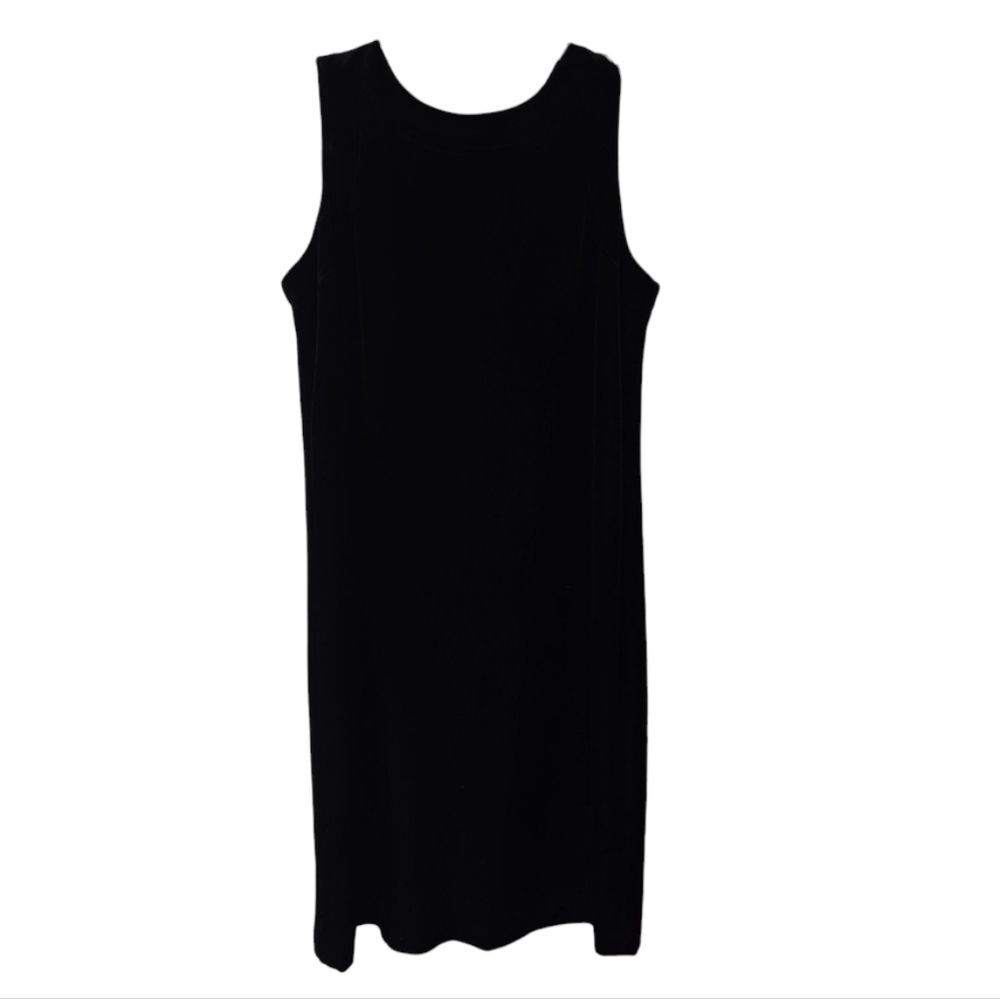 Vintage Victor Costa Black Velvet Dress